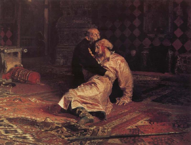 Ilya Repin Ivan the Terrible and his Son on 16 November 1581 China oil painting art